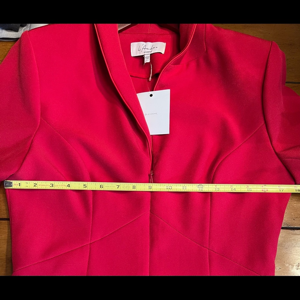 L'Academie The Julia Jumpsuit in Scarlet Red SzLarge - Picture 5 of 11